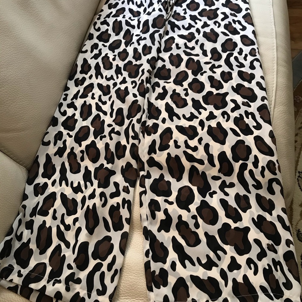 Michael Kors wide pants/ coverup